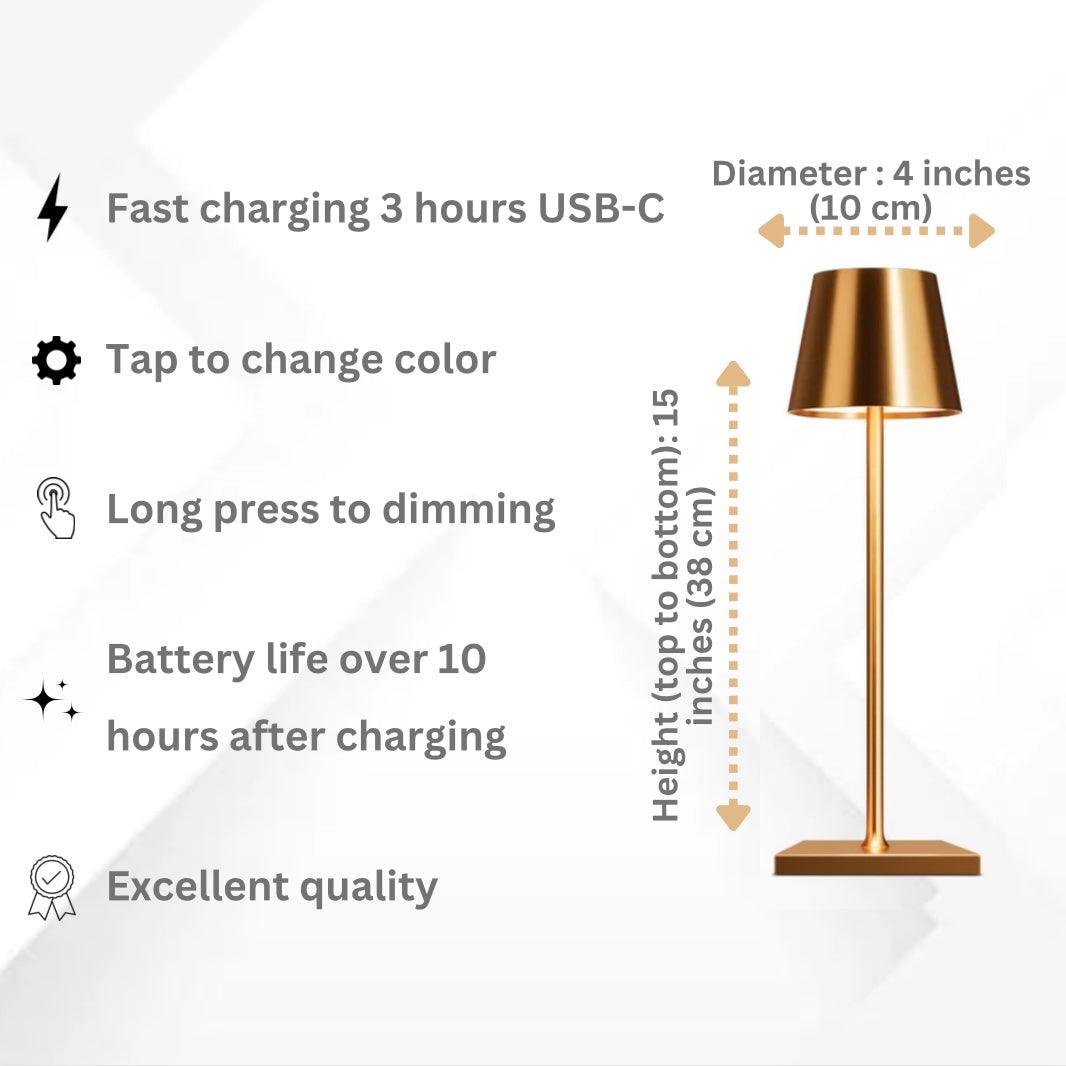 Table lamp Helsinki - Lights Stockholm -Modern cordless LED table lamp with touch sensor – Lights Stockholm(Modern trådlös LED-bordslampa med touchsensor – Luminária de mesa LED sem fio moderna com sensor de toque – Moderni langaton LED-pöytälamppu kosketusanturilla – Moderne trådløs LED-bordlampe med berøringssensor – Moderne trådløs LED-bordlampe med touch-funktion – Moderna lámpara de mesa LED inalámbrica con sensor táctil – Moderne kabellose LED-Tischlampe mit Touch-Sensor)