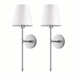 Stockholm Silver Wall Sconce (Set of 2)