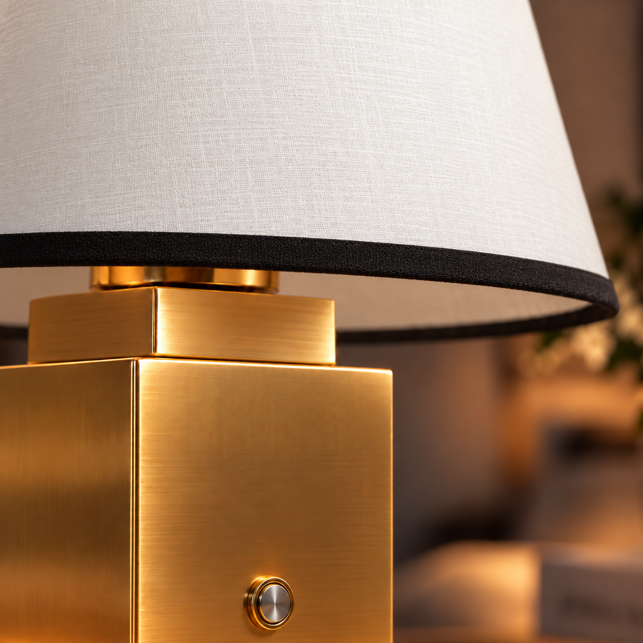 Lampu Meja Boleh Cas Semula Stockholm Classic Gold - Classic Noir