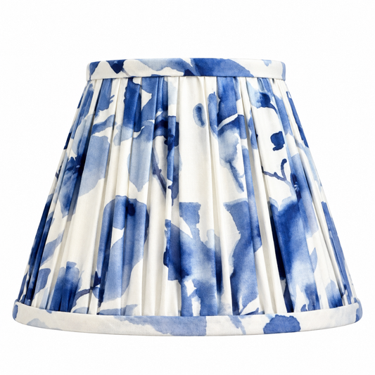 Magnolia Blue Pleated Lamp Shade