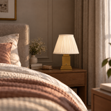 Lámpara de mesa recargable Stockholm Classic Gold - Mayfair Shade