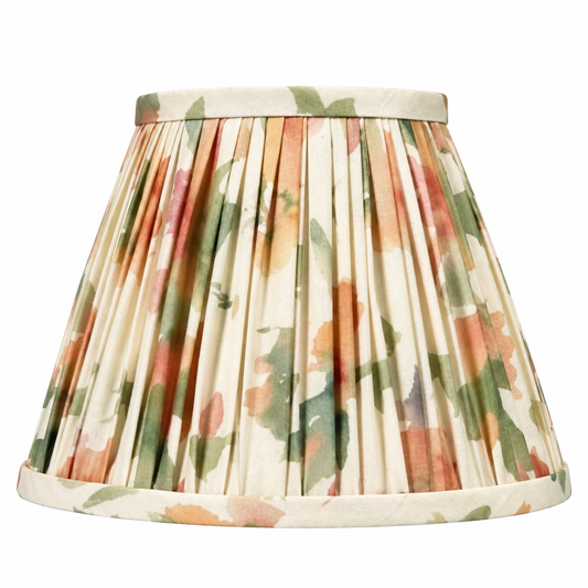 Botanical Mist Pleated Lamp Shade