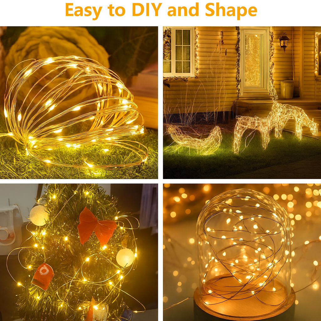 Nordic Luxe LED String Curtain