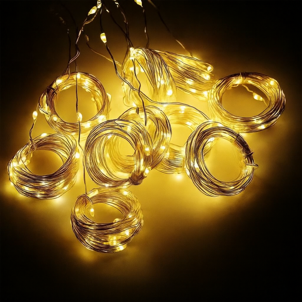 Nordic Luxe LED String Curtain