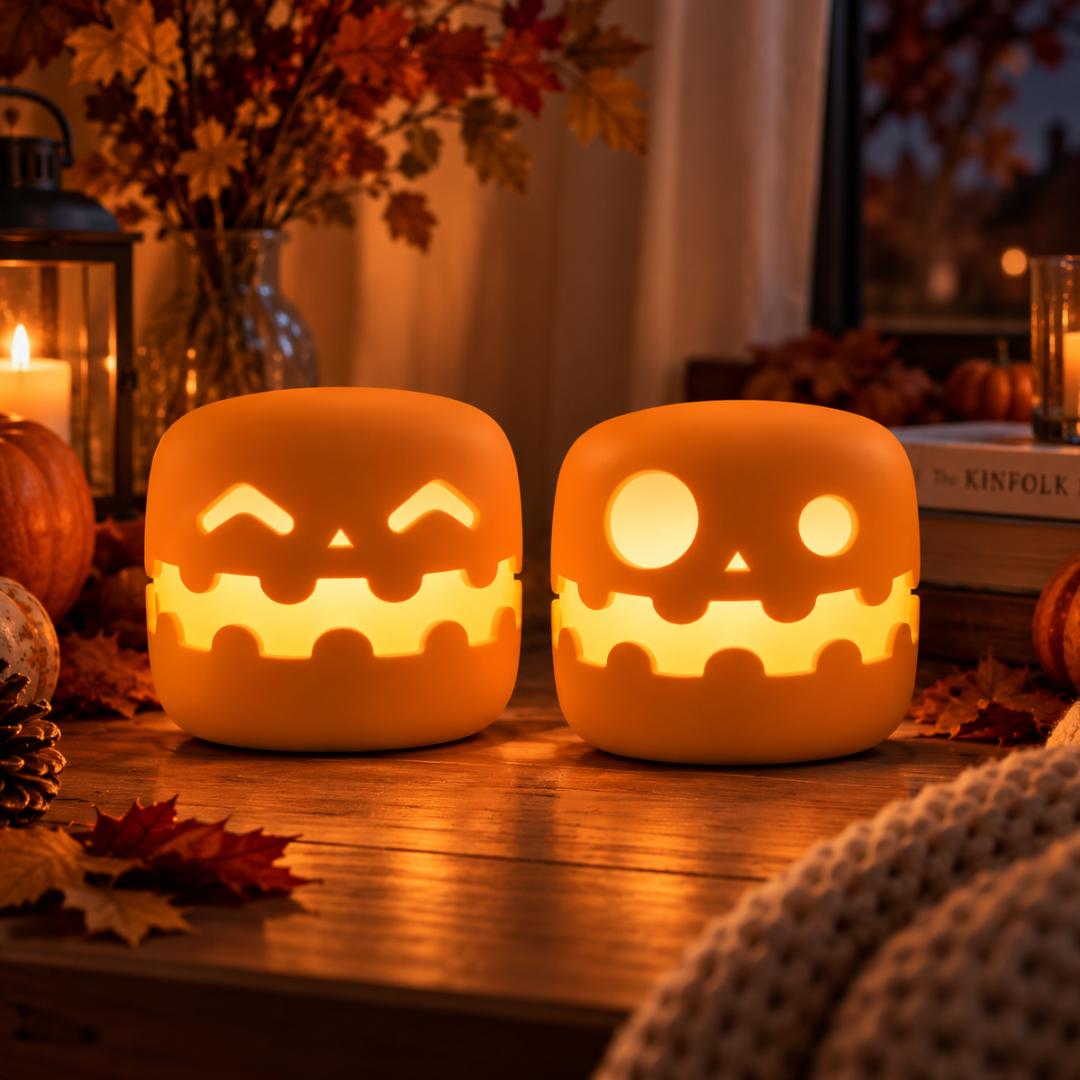 Pumpkin Glow LED Night Light
