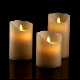 Candles with moving flame. Battery Powered