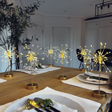 x6 Mini decorazione da tavolo Starburst Gold