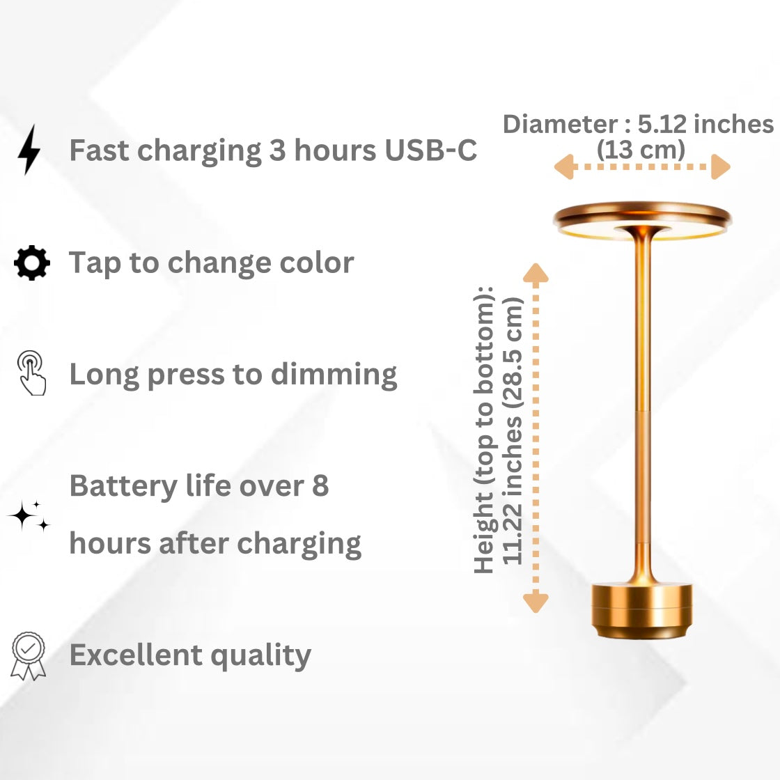 Table lamp Stockholm - Lights Stockholm -Modern cordless LED table lamp with touch sensor – Lights Stockholm(Modern trådlös LED-bordslampa med touchsensor – Luminária de mesa LED sem fio moderna com sensor de toque – Moderni langaton LED-pöytälamppu kosketusanturilla – Moderne trådløs LED-bordlampe med berøringssensor – Moderne trådløs LED-bordlampe med touch-funktion – Moderna lámpara de mesa LED inalámbrica con sensor táctil – Moderne kabellose LED-Tischlampe mit Touch-Sensor)