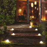 x12 Solar Glass Pebble Lights