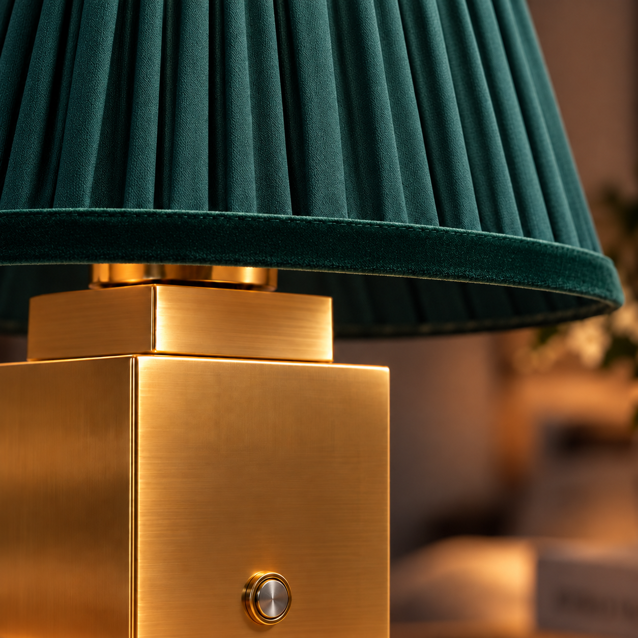 Lampu Meja Boleh Cas Semula Stockholm Classic Gold - Baldu Spruce