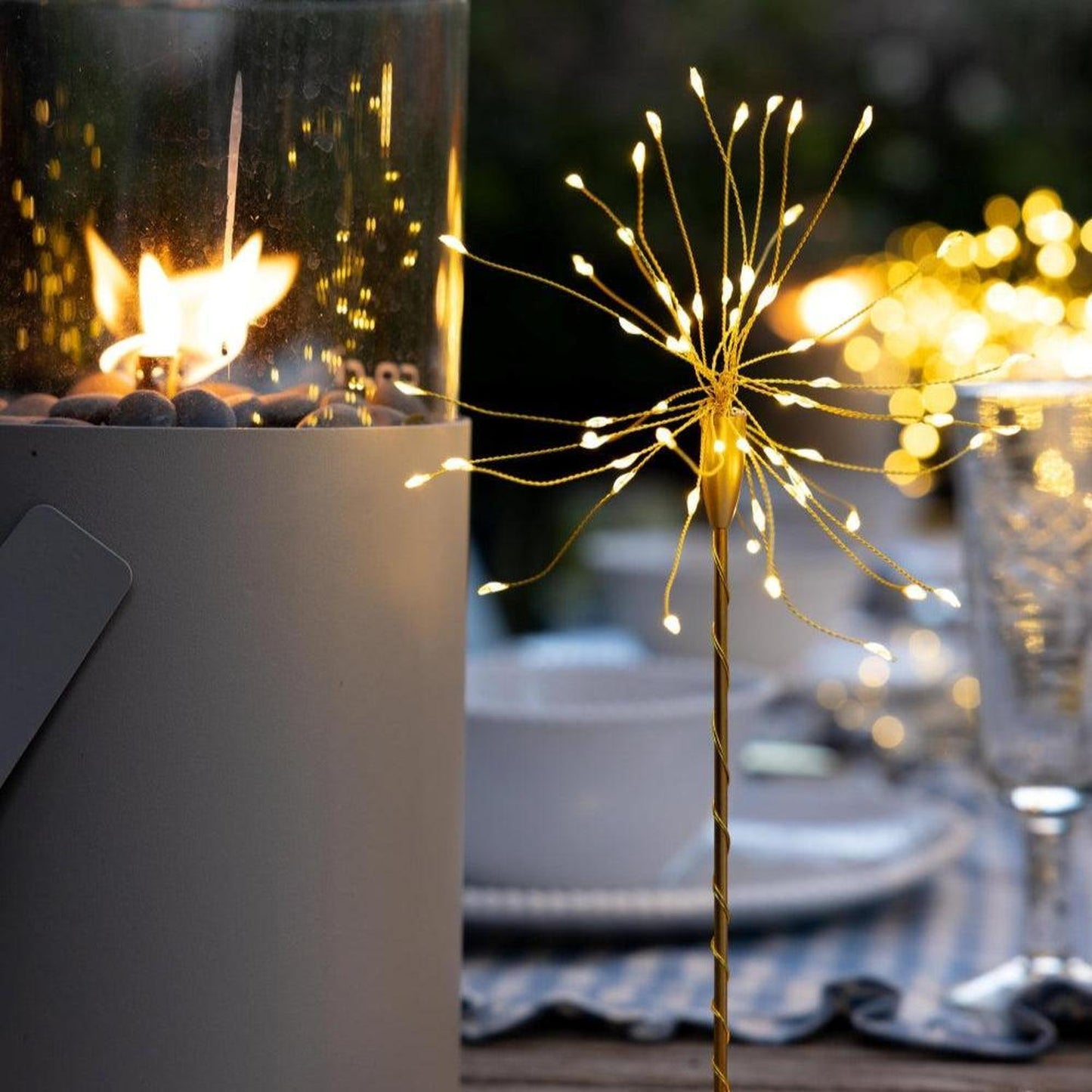 x6 Mini decorazione da tavolo Starburst Gold
