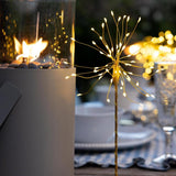x6 Mini decorazione da tavolo Starburst Gold